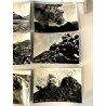 Lotto 10 cartoline ANTICHE ERUZIONE VESUVIO NAPOLI 1933 1944 FOTOGRAFIE STORICHE