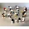 LOTTO 11 + 4  pz SNOOPY PEANUTS figurine VINTAGE vari TOPPER MATITA anni '60