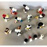 LOTTO 11 + 4  pz SNOOPY PEANUTS figurine VINTAGE vari TOPPER MATITA anni '60