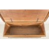 ANTICA CASSAPANCA LOMBARDA legno NOCE epoca 1800 OLD WOOD CHEST