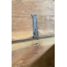 ANTICA CASSAPANCA LOMBARDA legno NOCE epoca 1800 OLD WOOD CHEST