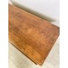 ANTICA CASSAPANCA LOMBARDA legno NOCE epoca 1800 OLD WOOD CHEST