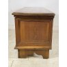 ANTICA CASSAPANCA LOMBARDA legno NOCE epoca 1800 OLD WOOD CHEST