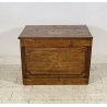 ANTICA CASSAPANCA LEGNAIA RUSTICA CASTAGNO epoca 1900 OLD WOOD CHEST BAULE