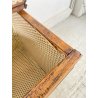 ANTICA CASSAPANCA LEGNAIA RUSTICA CASTAGNO epoca 1900 OLD WOOD CHEST BAULE