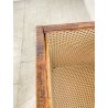 ANTICA CASSAPANCA LEGNAIA RUSTICA CASTAGNO epoca 1900 OLD WOOD CHEST BAULE