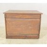 ANTICA CASSAPANCA LEGNAIA RUSTICA CASTAGNO epoca 1900 OLD WOOD CHEST BAULE