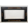 ANTICA CORNICE GUILLOCHE EPOCA 800 LEGNO SCOLPITO EBANIZZATO RADICA NOCE FRAME