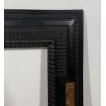 ANTICA CORNICE GUILLOCHE EPOCA 800 LEGNO SCOLPITO EBANIZZATO RADICA NOCE FRAME