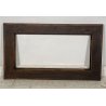 ANTICA CORNICE GUILLOCHE EPOCA 800 LEGNO SCOLPITO EBANIZZATO RADICA NOCE FRAME