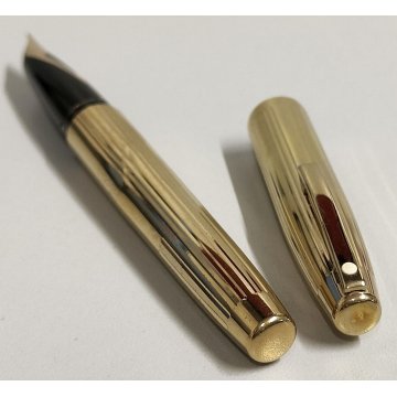 SHEAFFER IMPERIAL anni 70 INLAID NIB penna stilografica DORATA OLD FOUNTAIN PEN