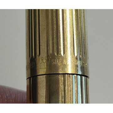 SHEAFFER IMPERIAL anni 70 INLAID NIB penna stilografica DORATA OLD FOUNTAIN PEN