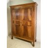 ANTICO ARMADIO IMPERO GUARDAROBA 800 LEGNO NOCE 2 ANTE RUSTICO APPENDIABITI OLD
