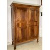 ANTICO ARMADIO IMPERO GUARDAROBA 800 LEGNO NOCE 2 ANTE RUSTICO APPENDIABITI OLD