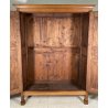 ANTICO ARMADIO IMPERO GUARDAROBA 800 LEGNO NOCE 2 ANTE RUSTICO APPENDIABITI OLD