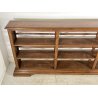 ANTICA LIBRERIA LEGNO NOCE ETAGERE CREDENZA 1800 EPOCA LIBRARY ESPOSITORE PIATTI