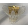 ITALAMP LAMPADA MURO APPLIQUE MURANO FIOCCO VETRO ORO BAROVIER LAMP OLD VINTAGE