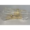 ITALAMP LAMPADA MURO APPLIQUE MURANO FIOCCO VETRO ORO BAROVIER LAMP OLD VINTAGE