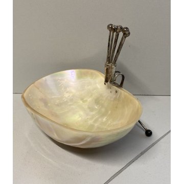 CIOTOLA ANTIPASTIERA CONCHIGLIA ARGENTO 923 Kohler & Schaefer SHELL MADREPERLA