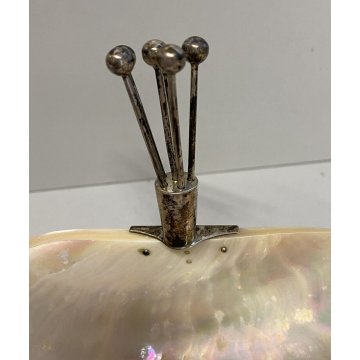 CIOTOLA ANTIPASTIERA CONCHIGLIA ARGENTO 923 Kohler & Schaefer SHELL MADREPERLA