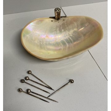 CIOTOLA ANTIPASTIERA CONCHIGLIA ARGENTO 923 Kohler & Schaefer SHELL MADREPERLA