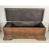 ANTICA CASSAPANCA LEGNO NOCE PANCA BAULE EPOCA 1800 NEOCLASSICA ROBUSTA EPOCA