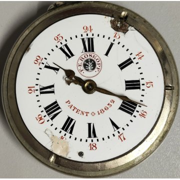 ANTICO OROLOGIO TASCA F. E. Roskopf LEGITIME epoca 900 TASCHINO Old Pocket Watch