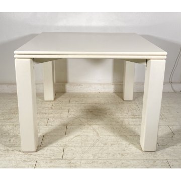 TAVOLO PRANZO DESIGN ANNI 90 METALLO ALLUNGABILE A LIBRO VINTAGE TABLE SALOTTO