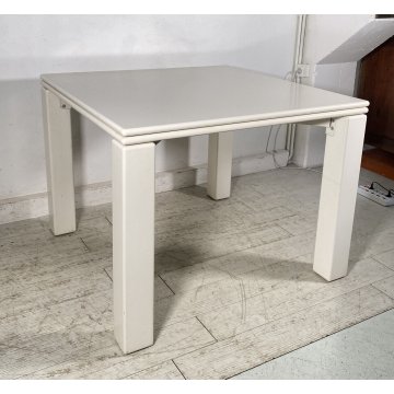 TAVOLO PRANZO DESIGN ANNI 90 METALLO ALLUNGABILE A LIBRO VINTAGE TABLE SALOTTO