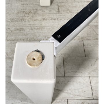 TAVOLO PRANZO DESIGN ANNI 90 METALLO ALLUNGABILE A LIBRO VINTAGE TABLE SALOTTO