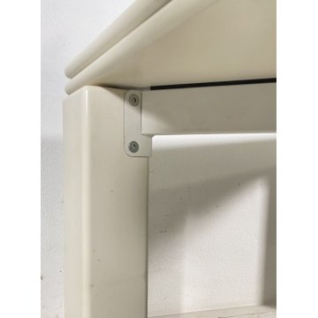 TAVOLO PRANZO DESIGN ANNI 90 METALLO ALLUNGABILE A LIBRO VINTAGE TABLE SALOTTO