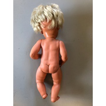 BAMBOLA FURGA GIULIETTA VINTAGE DOLL CAPELLI BIONDI OCCHI CHIARI 52 cm/h  '60s