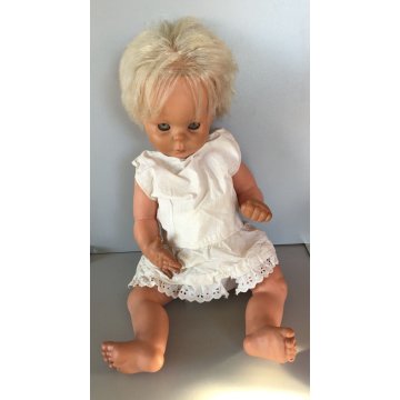 BAMBOLA FURGA GIULIETTA VINTAGE DOLL CAPELLI BIONDI OCCHI CHIARI 52 cm/h  '60s