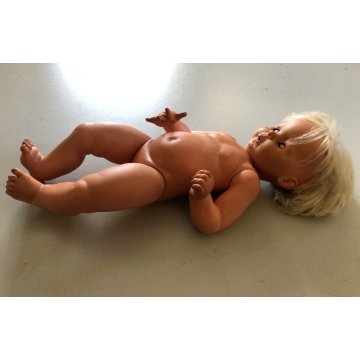 BAMBOLA FURGA GIULIETTA VINTAGE DOLL CAPELLI BIONDI OCCHI CHIARI 52 cm/h  '60s