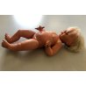 BAMBOLA FURGA GIULIETTA VINTAGE DOLL CAPELLI BIONDI OCCHI CHIARI 52 cm/h  '60s