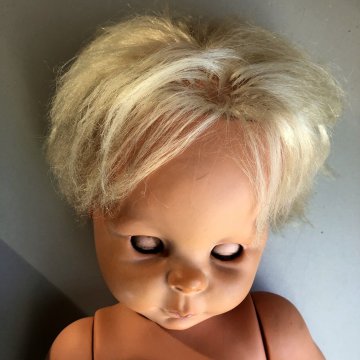 BAMBOLA FURGA GIULIETTA VINTAGE DOLL CAPELLI BIONDI OCCHI CHIARI 52 cm/h  '60s