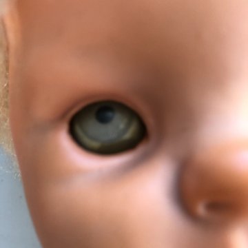 BAMBOLA FURGA GIULIETTA VINTAGE DOLL CAPELLI BIONDI OCCHI CHIARI 52 cm/h  '60s