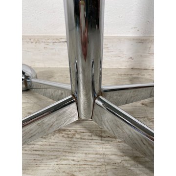 TAVOLO SALOTTO VINTAGE RUOTE SPACE AGE Allegri Parma ANNI 70 REGOLABILE DESIGN