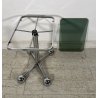 TAVOLO SALOTTO VINTAGE RUOTE SPACE AGE Allegri Parma ANNI 70 REGOLABILE DESIGN