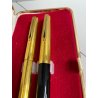 PARURE AURORA 98 PENNA STILOGRAFICA SFERA DORATE FOUNTAIN PEN BALLPOINT PEN
