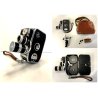 CINEPRESA ANALOGICA Paillard Bolex D8L 8mm + 3 OBIETTIVI PISTOLGRIP CUSTODIA '50
