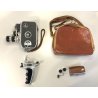 CINEPRESA ANALOGICA Paillard Bolex D8L 8mm + 3 OBIETTIVI PISTOLGRIP CUSTODIA '50
