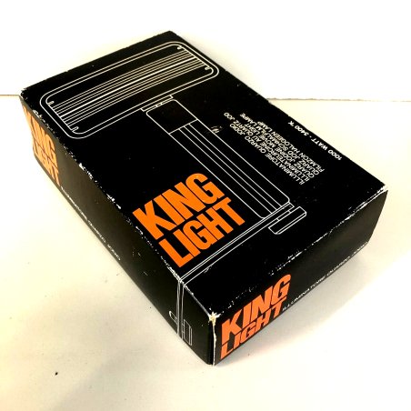 ILLUMINATORE LAMPADA Quarzo Iodio KING LIGHT originale anni '70 1000 Watt 3400°k