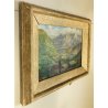 QUADRO OLIO Andina Marino PAESAGGIO MONTANO NAIF Lago Como VISTA DA Boffalora 45