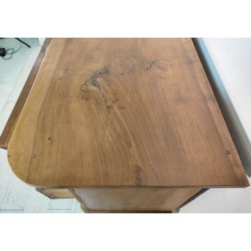 ANTICO COMO 3 cassetti CAPPUCCINO Carlo X legno NOCE epoca 800 CASSETTONE mobile