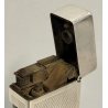Dunhill ACCENDINO TASCA ARGENTO Barley BENZINA Auto Rollalite LIGHTER BRIQUET