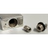 Dunhill ACCENDINO TASCA ARGENTO Barley BENZINA Auto Rollalite LIGHTER BRIQUET