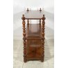 ANTICA ETAGERE LEGNO NOCE LIBRERIA CREDENZA 1800 EPOCA ROCCHETTO ESPOSITORE OLD