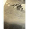 ANTICA FOTOGRAFIA Cervino AUTOGRAFO Guido Rey sulle NUVOLE DEDICA Rabezzana 1934