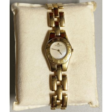 Baume & Mercier LINEA 5261 Plaque or G10 OROLOGIO POLSO Vintage LADY Wrist Watch